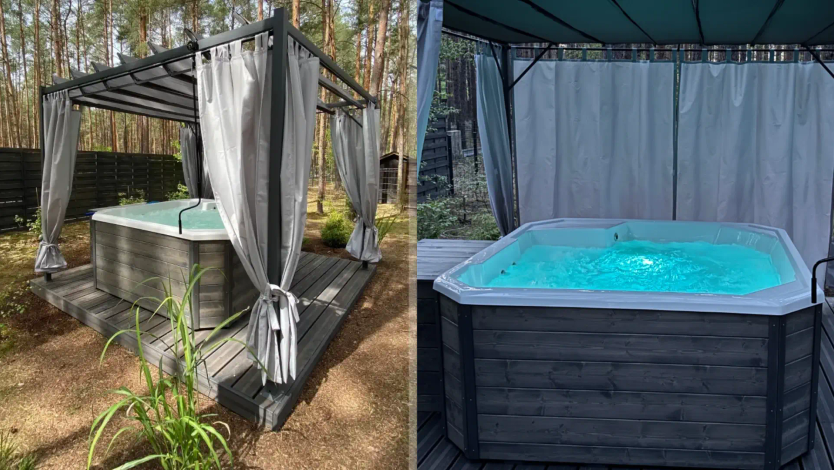 Jacuzzi z LED