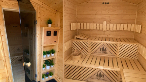 Sauna Las Biala's w lesie
