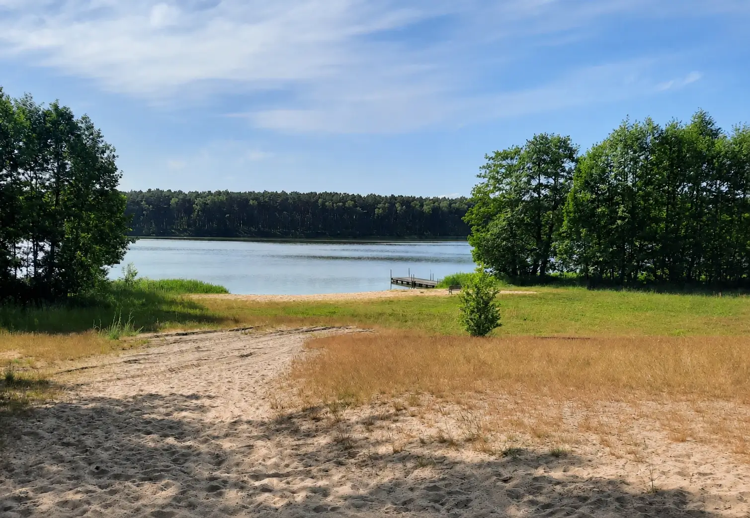 Puszcza Notecka - Jezioro w Białej